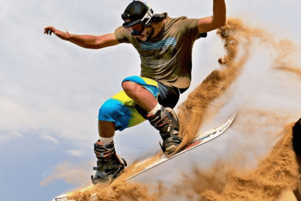 Sandboarding in Agadir