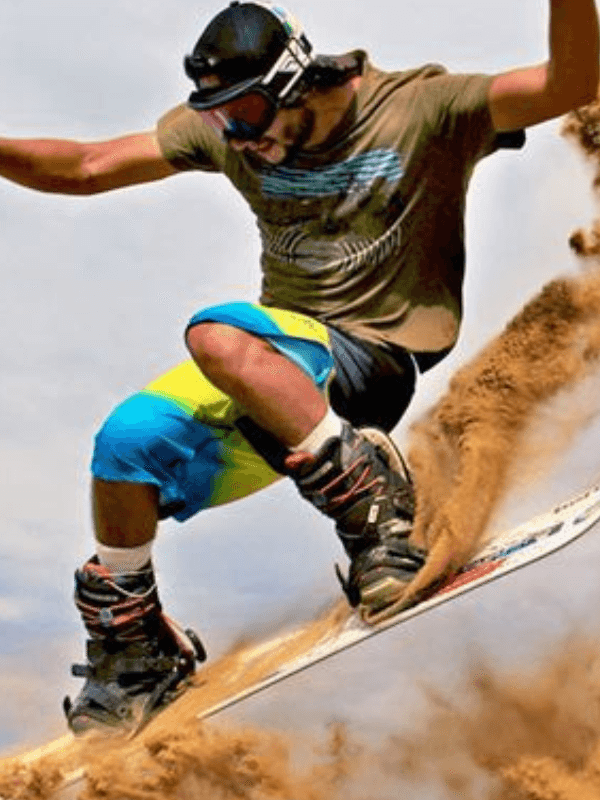 Sandboarding in Agadir