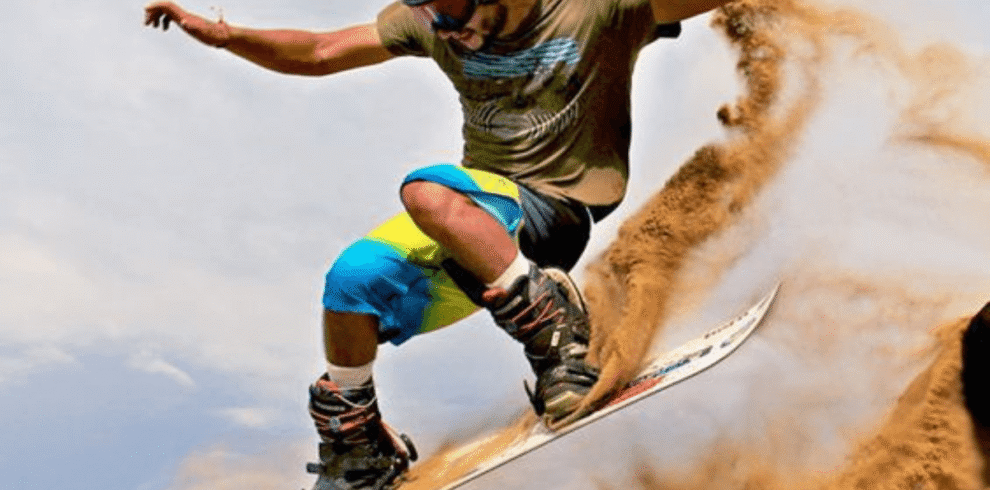 Sandboarding in Agadir