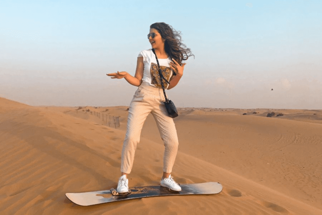 Sandboarding in Agadir